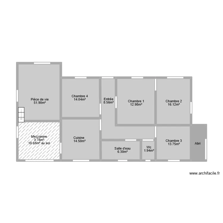 Justin carrez. Plan de 11 Pièces et 47 m²