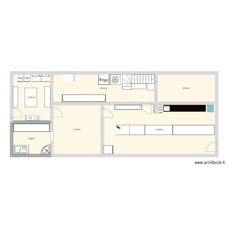 mag. Plan de 6 pièces et 114 m2