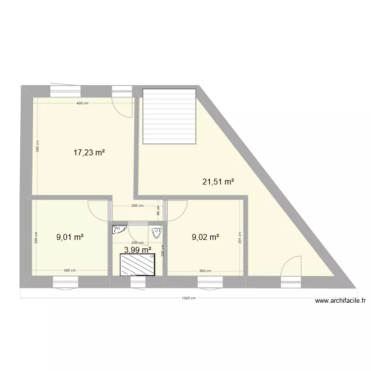 maison location. Plan de 