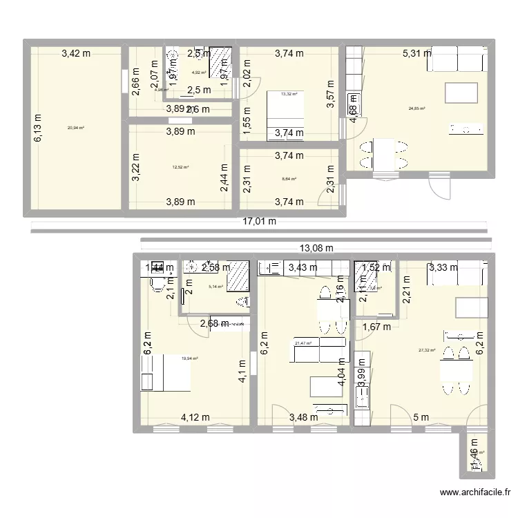 maison fenouillet test 4. Plan de 