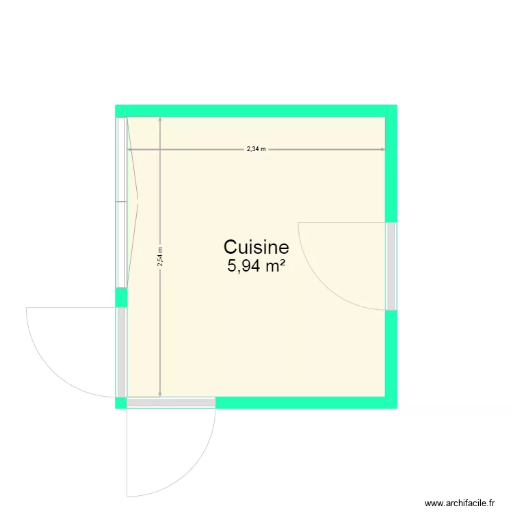 Cuisine Bekorotz Projet. Plan de 