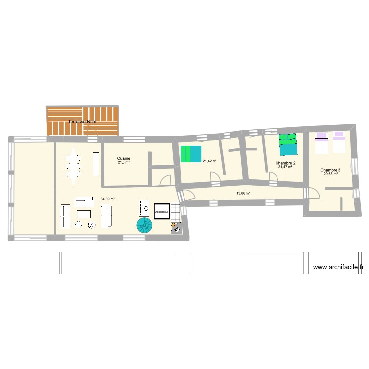 R&eacute;novation Moulin 1-2026-2. Plan de 0 pièce et 0 m2