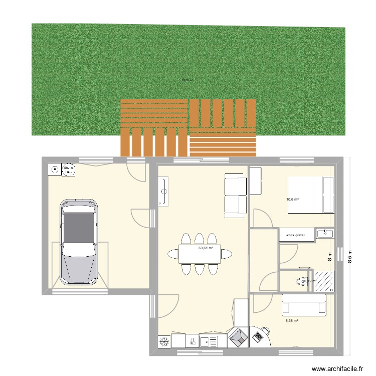 maison bm. Plan de 0 pièce et 0 m2