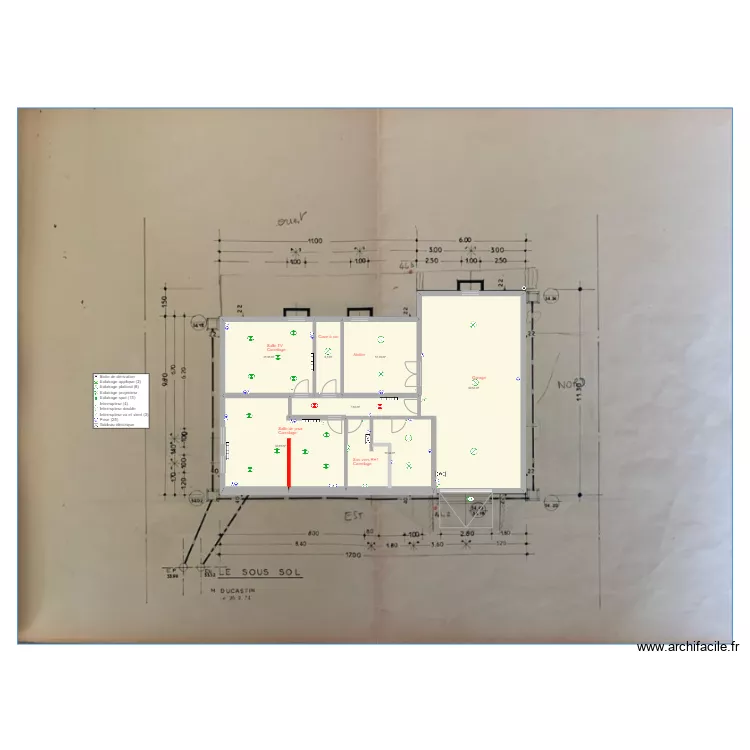 La Coulée Ss Sol Projet. Plan de La Coulée Ss Sol Projet. Plan de