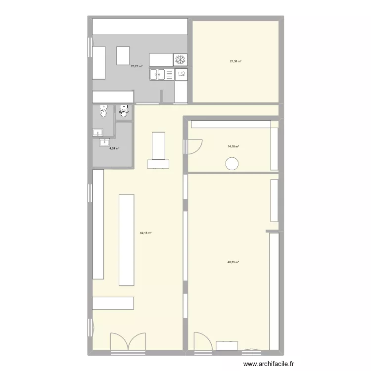 MALO 2. Plan de 7 et 176 m² MALO 2. Plan de 7 et 176 m²