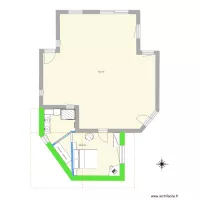 Maison existante + extension RDC à construire