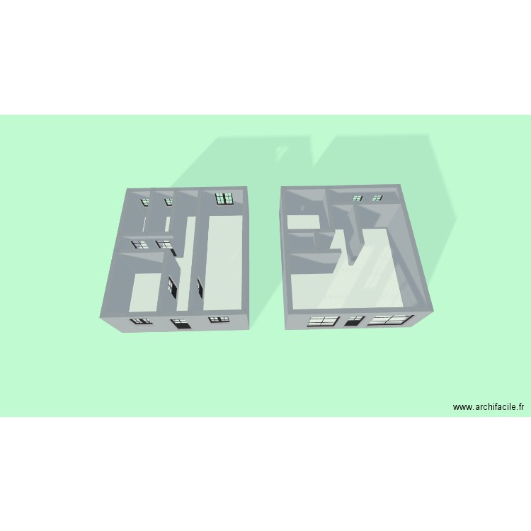 Maison saint-genets lerpt. Plan de 6 pièces et 81 m2