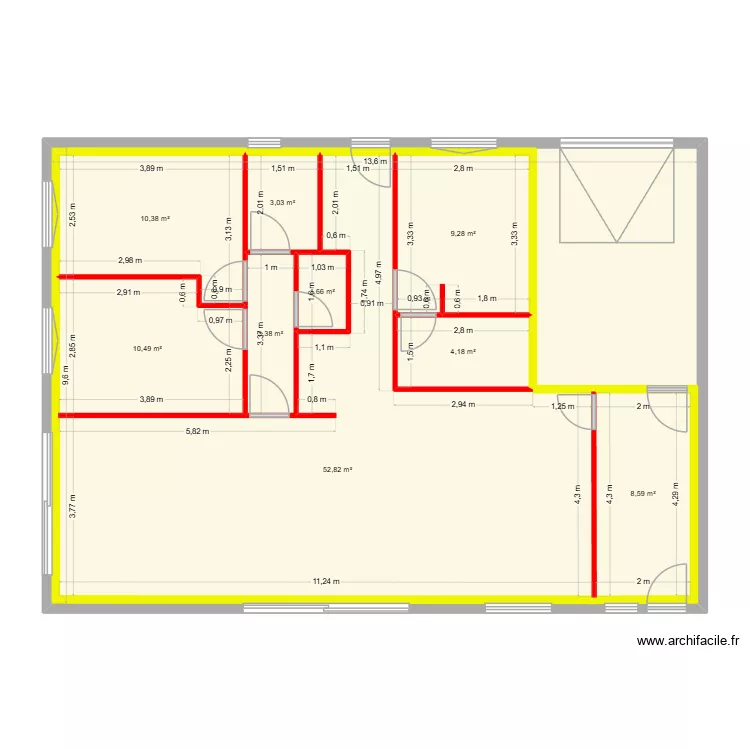 I have a dream nu. Plan de 10  et 234 m²