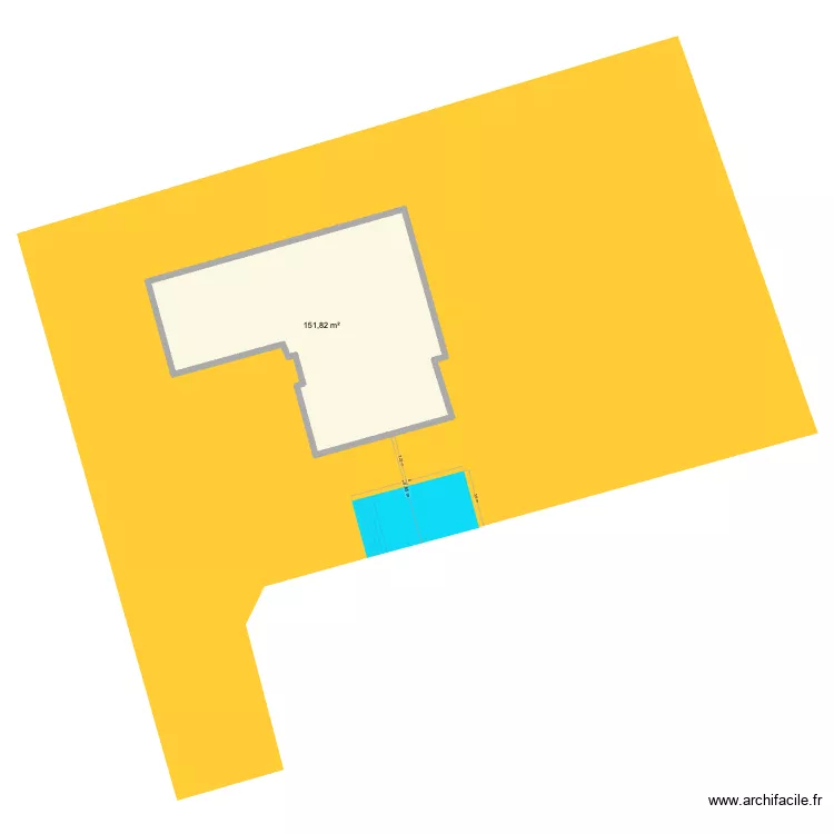 DELOS MARGAUX. Plan de 1  et 152 m²