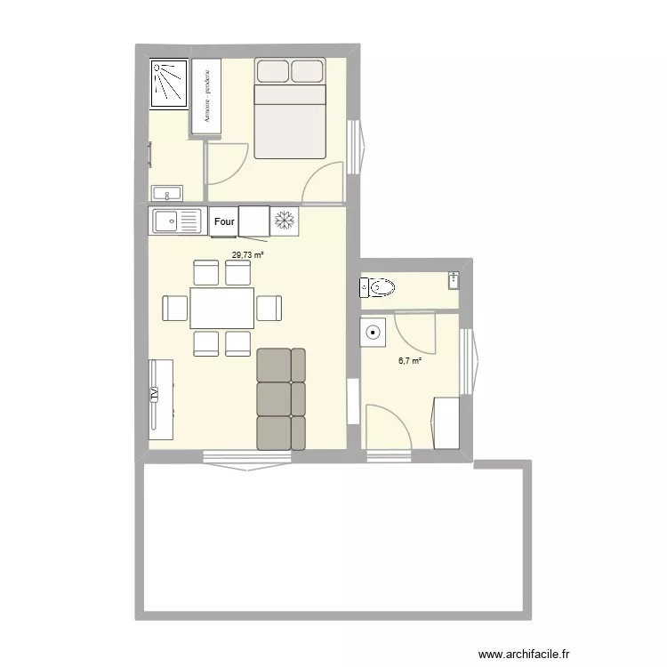 appart Feillens 3. Plan de 2 Pièces et 36 m² appart Feillens 3. Plan de 2 Pièces et 36 m²