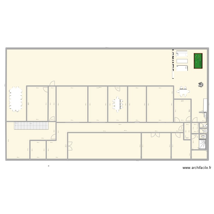 bureau. Plan de 0 pièce et 0 m2