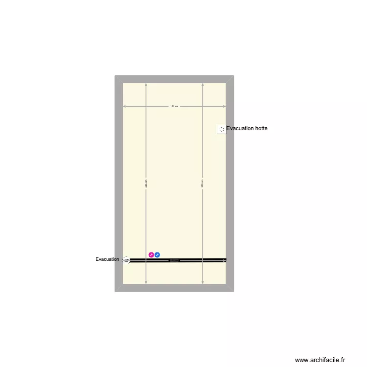 Mur de c&ocirc;t&eacute;. Plan de 