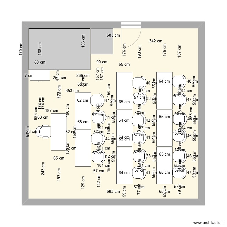 salle 4. Plan de 0 pièce et 0 m2