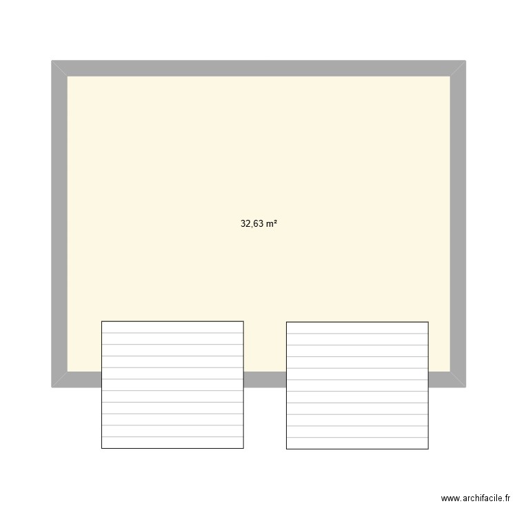 garage. Plan de 0 pièce et 0 m2