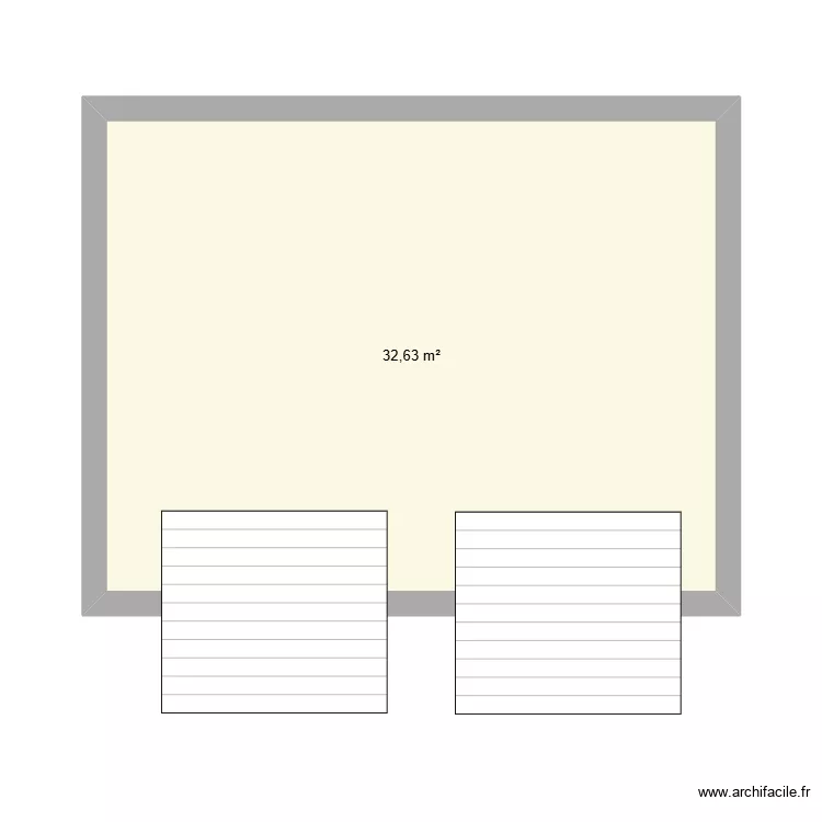 garage. Plan de 