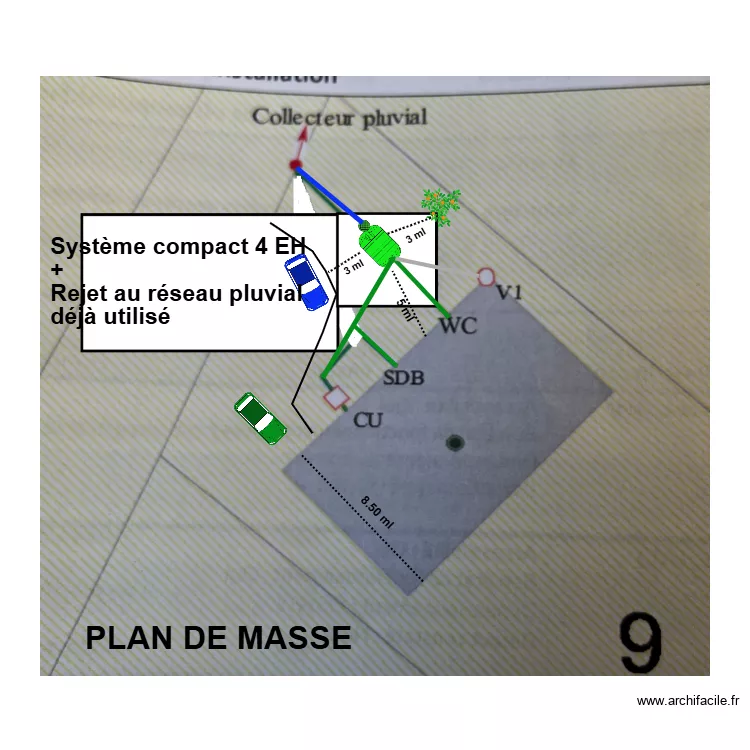 MEDOUS. Plan de 