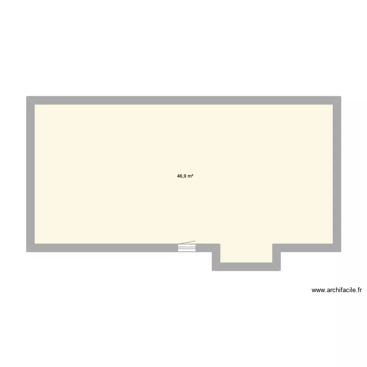 maison 1ere main. Plan de 1  et 47 m²