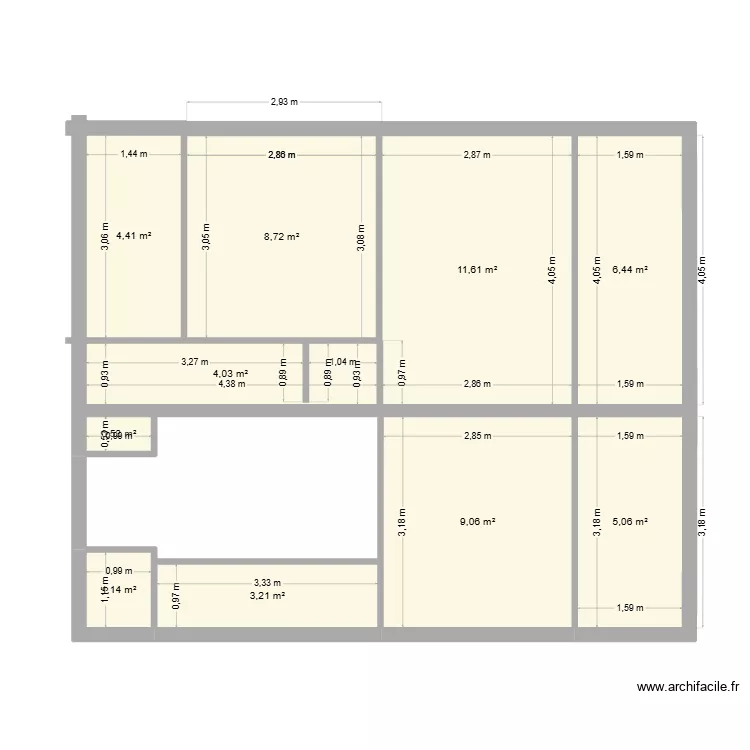 plan haut 1. Plan de 10 et 54 m² plan haut 1. Plan de 10 et 54 m²