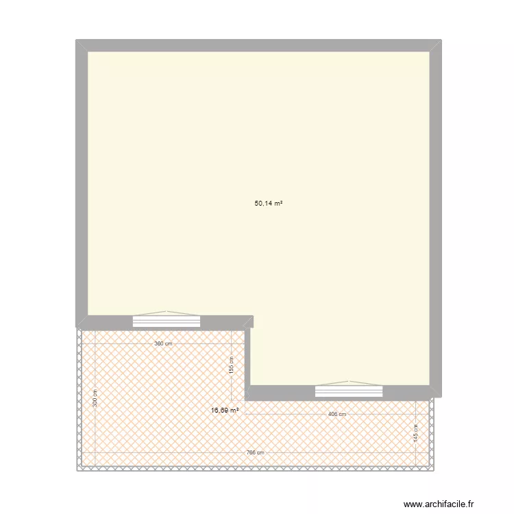Terrasse. Plan de 