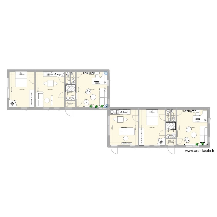 cabinet3. Plan de 0 pièce et 0 m2
