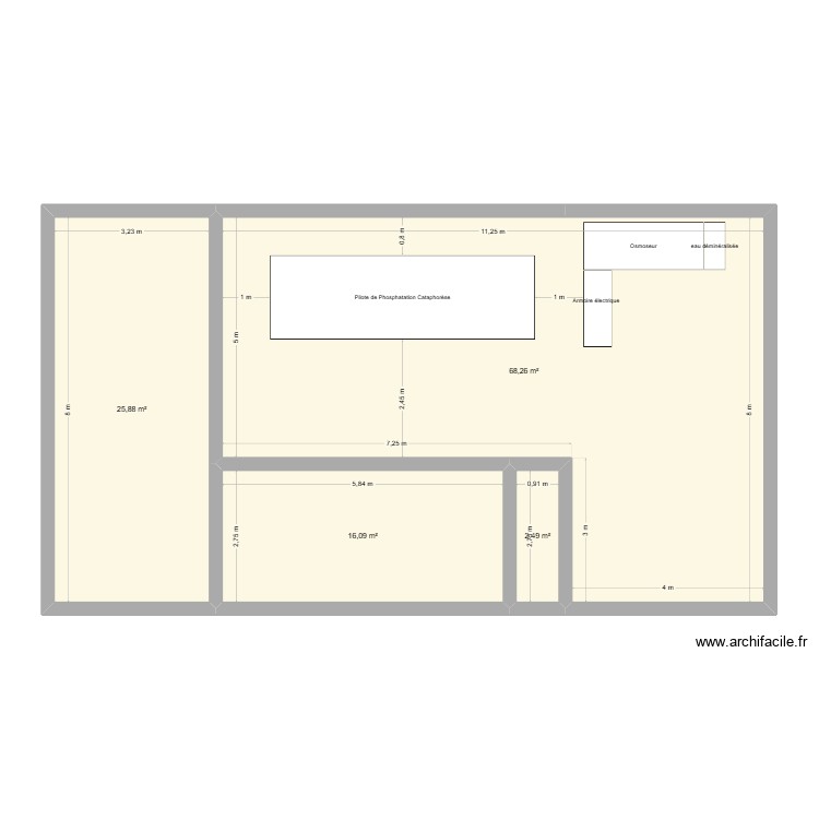 Sc&eacute;nario n&deg;1. Plan de 0 pièce et 0 m2