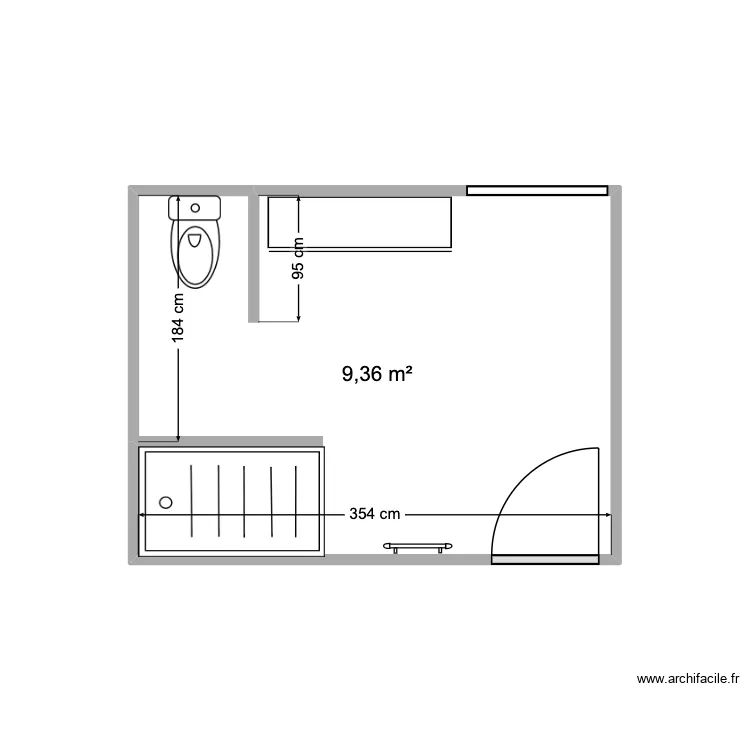REVEL. Plan de 1  et 9 m²