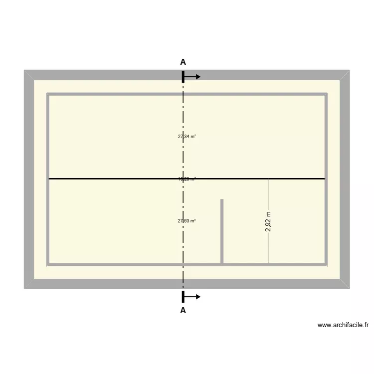 combles. Plan de 3 Pièces et 128 m² combles. Plan de 3 Pièces et 128 m²