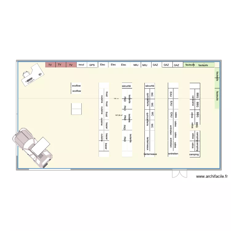 ANGERS. Plan de 