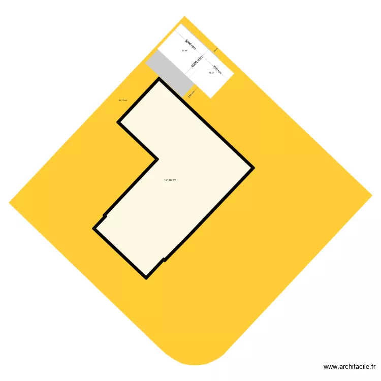IMPLANTATION ABRI JARDIN. Plan de 1 et 192 m² IMPLANTATION ABRI JARDIN. Plan de 1 et 192 m²