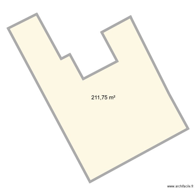CHATEAUBRIAND EDL. Plan de 1 pièce et 212 m2