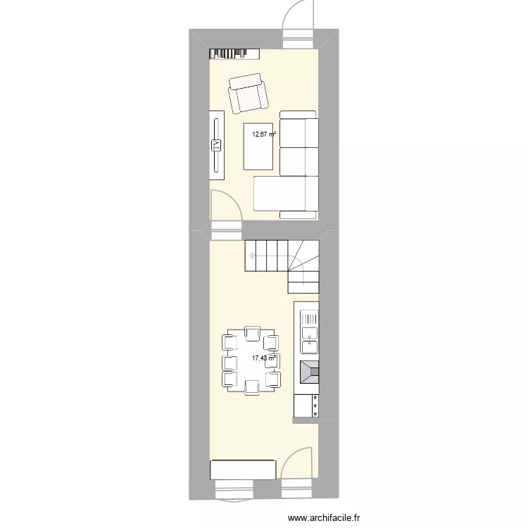 Maison 0. Plan de 2 et 30 m² Maison 0. Plan de 2 et 30 m²
