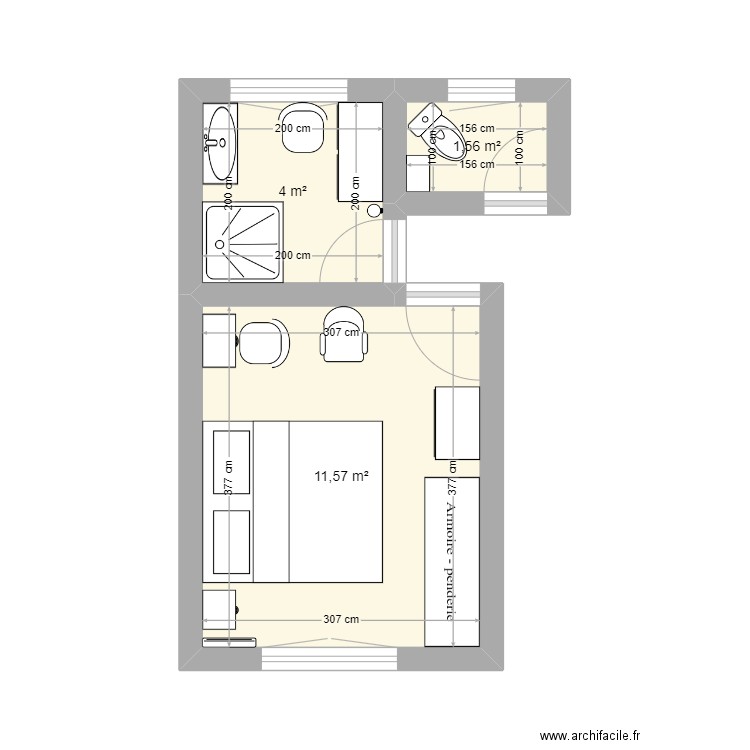 plan actuelle . Plan de 0 pièce et 0 m2