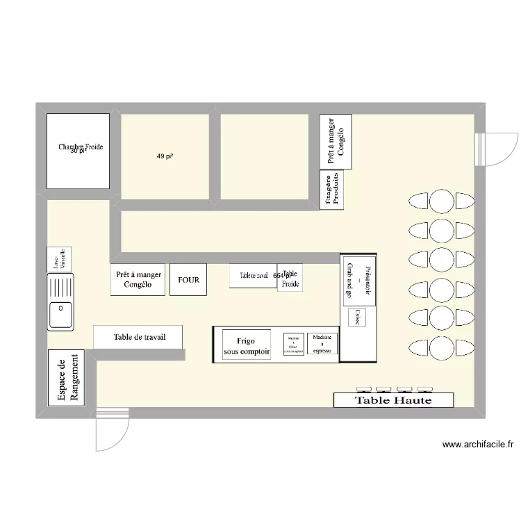 Plan BLEU Café 2.2. Plan de Plan BLEU Café 2.2. Plan de