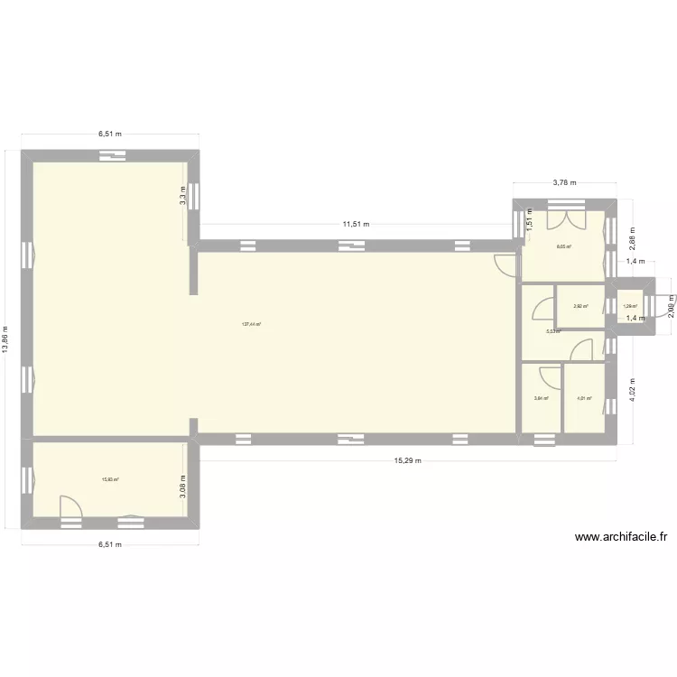 Camping Blangy. Plan de 8  et 179 m²