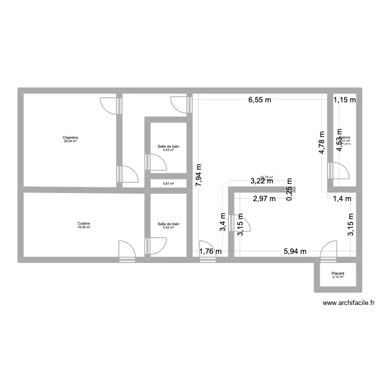 appartement origine. Plan de 8 pièces et 119 m² appartement origine. Plan de 8 pièces et 119 m²