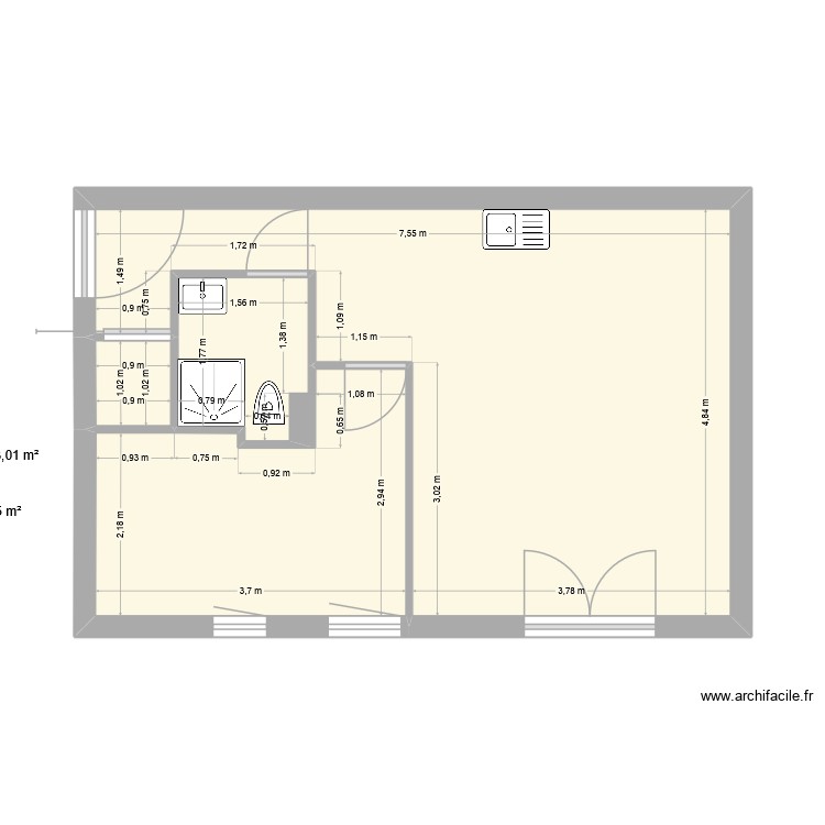 APPART 1. Plan de 0 pièce et 0 m2