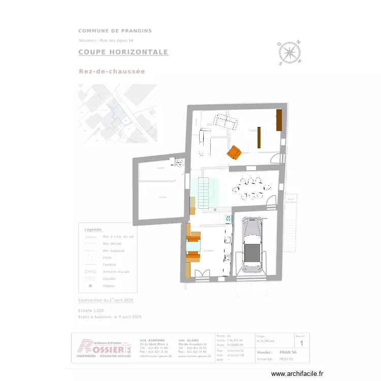 prangins l0. Plan de 