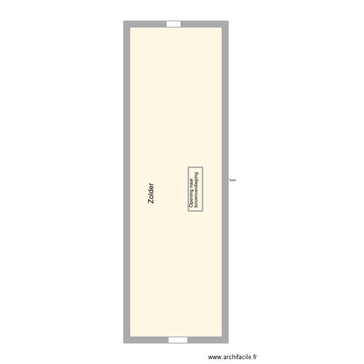 Zolder ingooigemstraat 27 Otegem. Plan de 0 pièce et 0 m2
