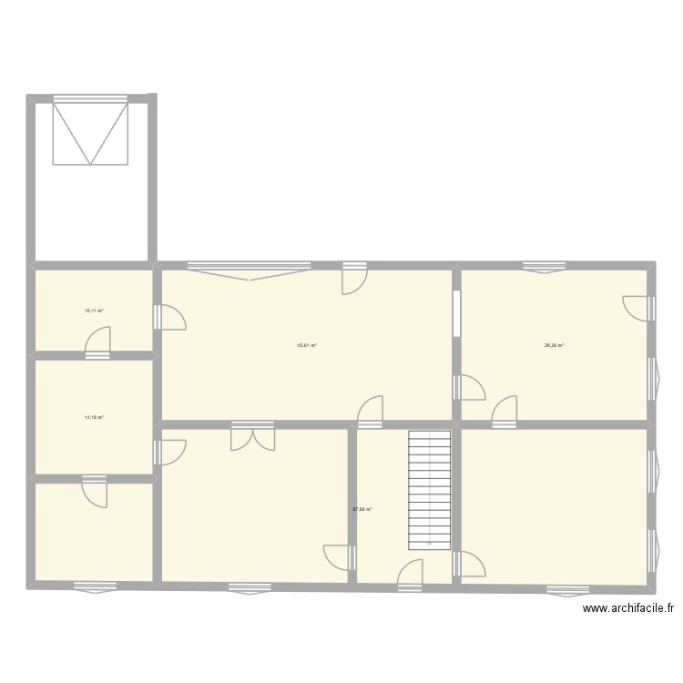 electricité maison baptiste. Plan de 5 pièces et 187 m2