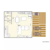 Maison Sainte Radegonde 80 m2 VERSION 3