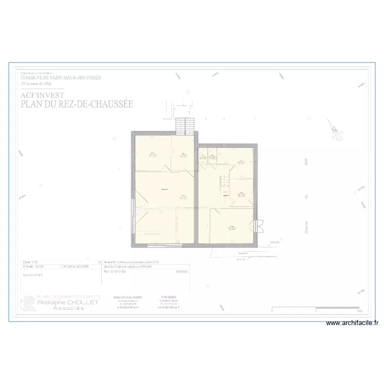 20 av du Midi. Plan de 20 av du Midi. Plan de