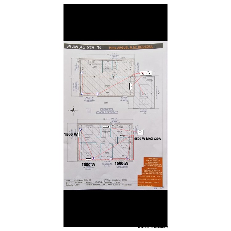 Maison Elodie ligne direct. Plan de 0 pièce et 0 m2