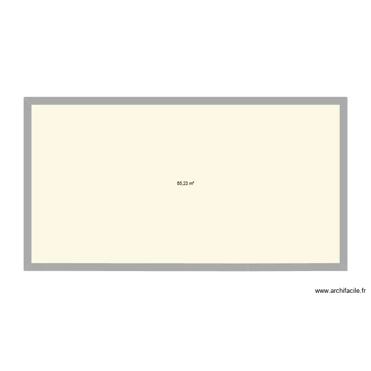 Etage Tristan. Plan de 1 pièce et 65 m² Etage Tristan. Plan de 1 pièce et 65 m²