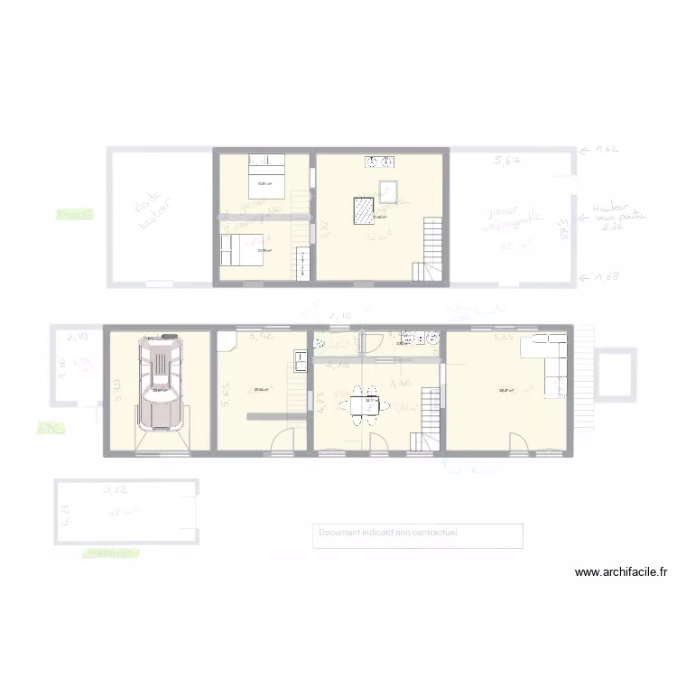Champ Chevrier. Plan de 