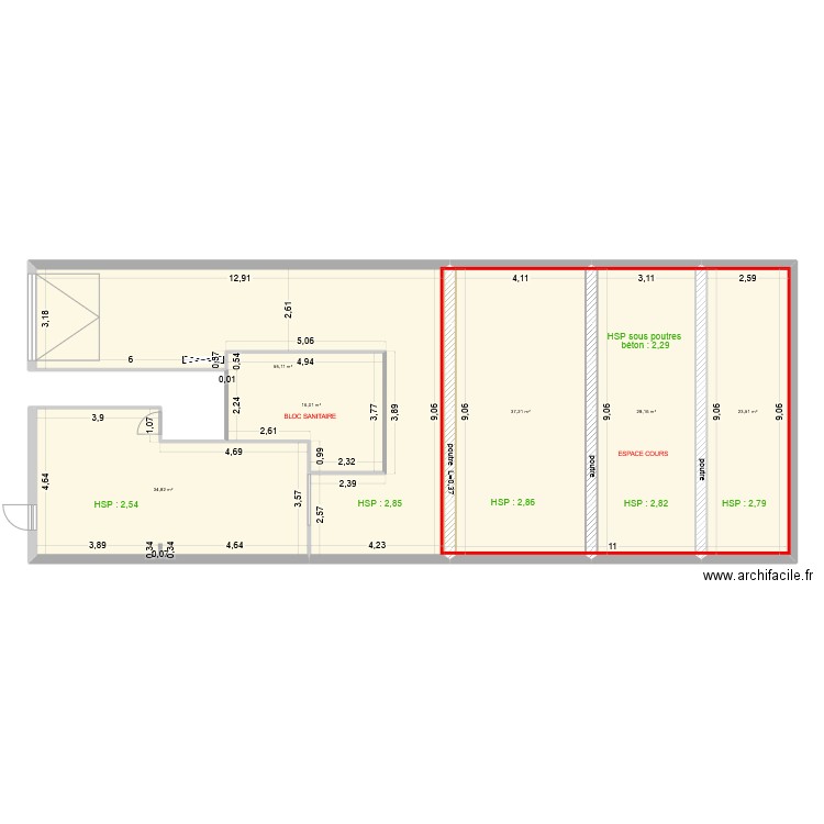 12 Miollis. Plan de 6 pièces et 195 m2