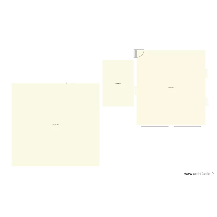 garage. Plan de 3  et 142 m²