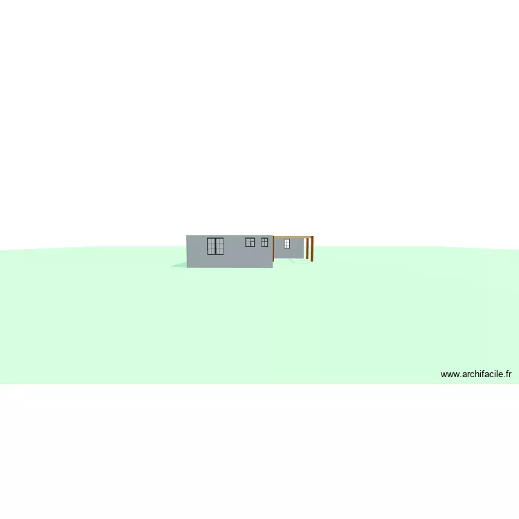 maison. Plan de 2 et 5 m² maison. Plan de 2 et 5 m²