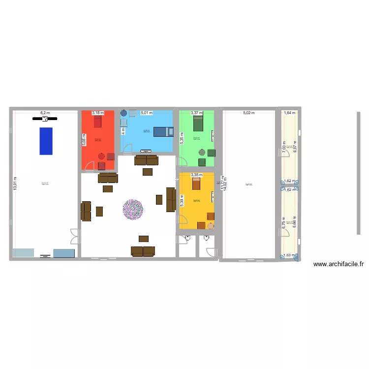 FUNERARIUM. Plan de 9  et 253 m²