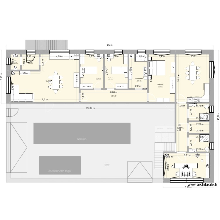 La Rôtisserie des Saveurs 3. Plan de 24 pièces et 518 m2