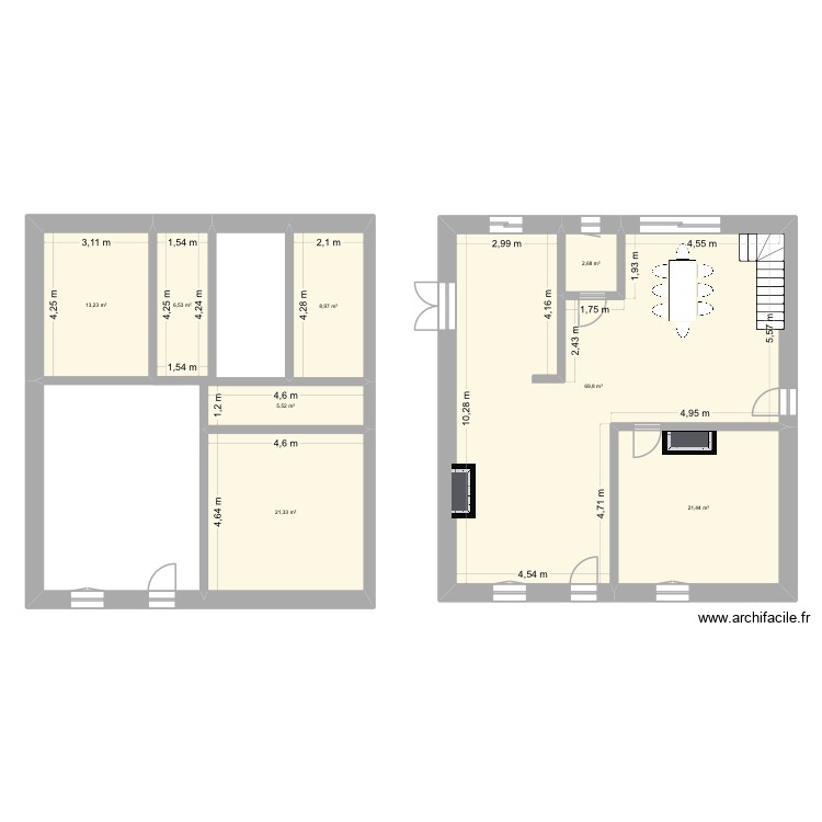 Chantal. Plan de 0 pièce et 0 m2